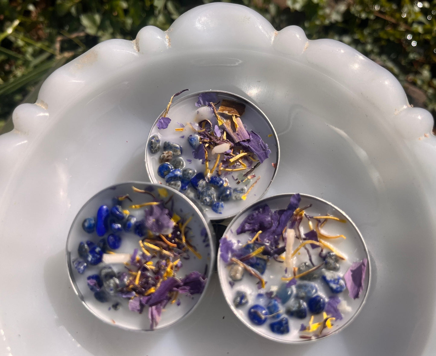 blessed cultivate intuition tealight candle